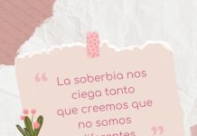 Que la soberbia no nos gobierne